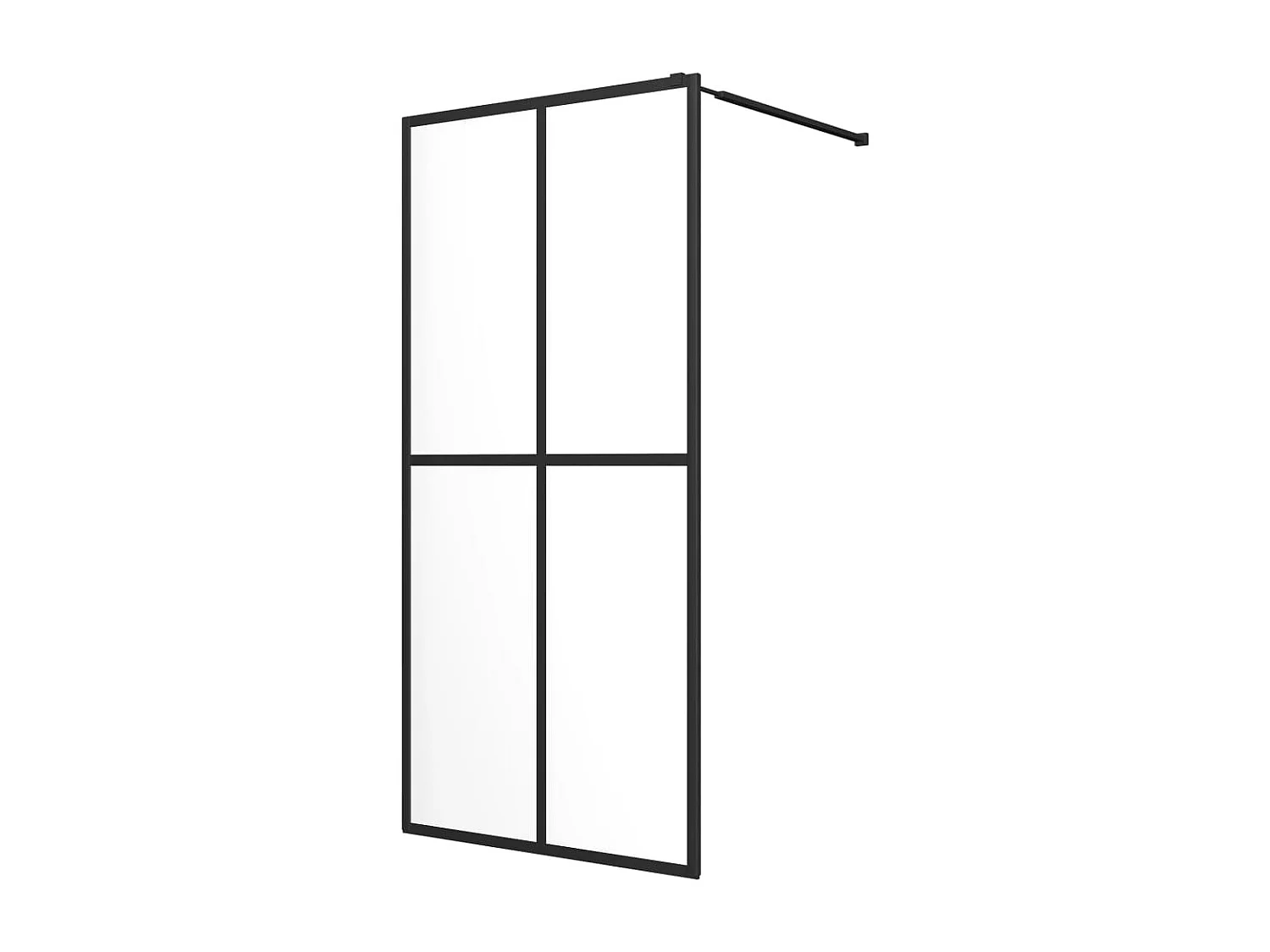 Paroi de douche Verre trempé transparent 100x195 cm WVGQ1624