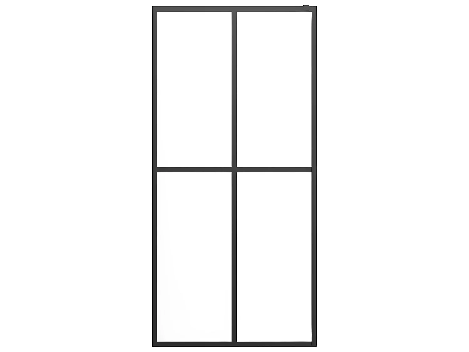 Divisória de chuveiro vidro temperado transparente 100x195 cm PT839888