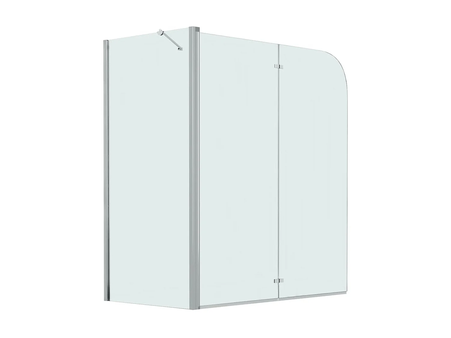 Paroi de douche pliante ESG 120x68x130 cm  WVGQ6342