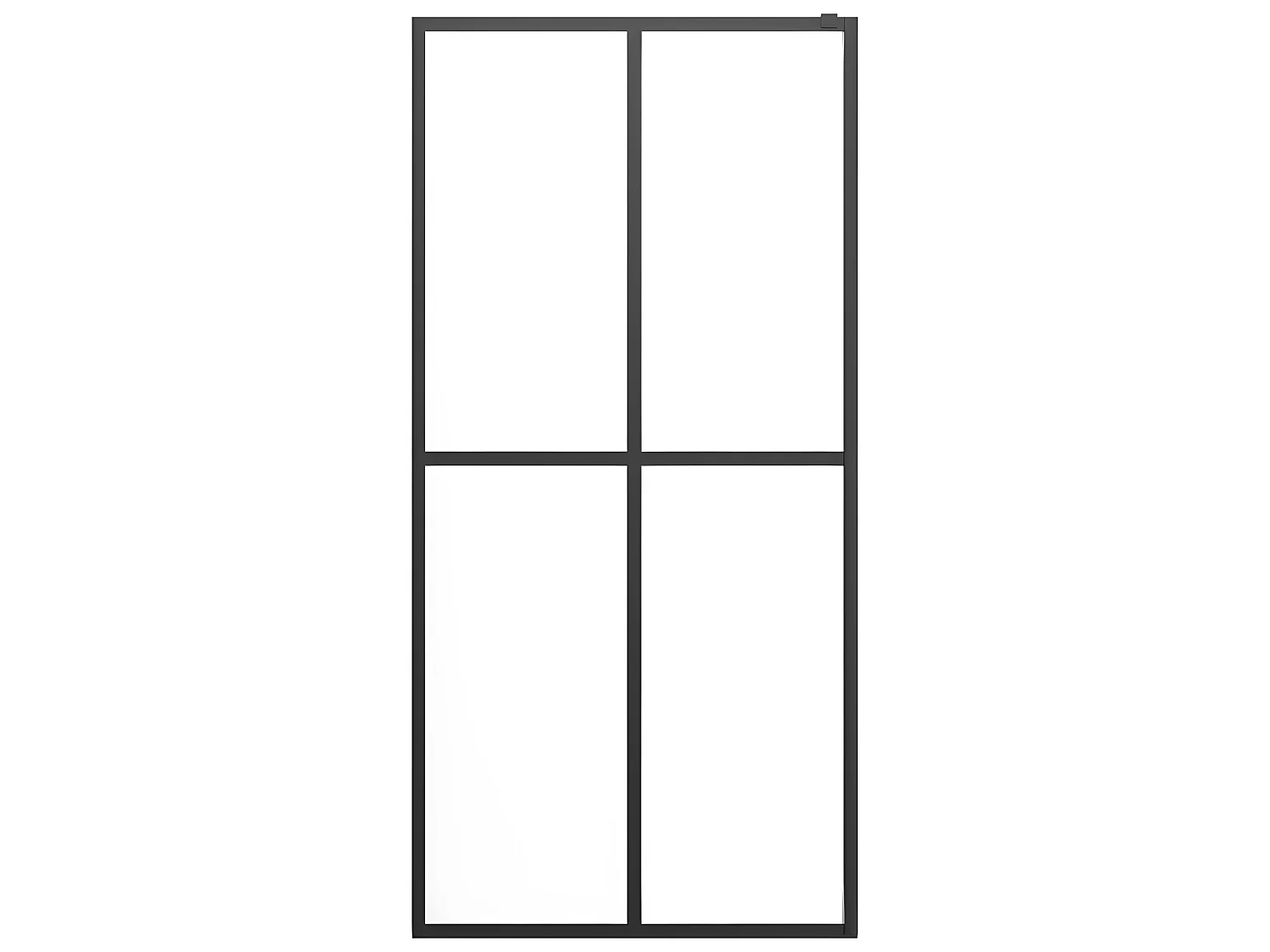 Divisória de chuveiro vidro temperado transparente 140x195 cm PT726358