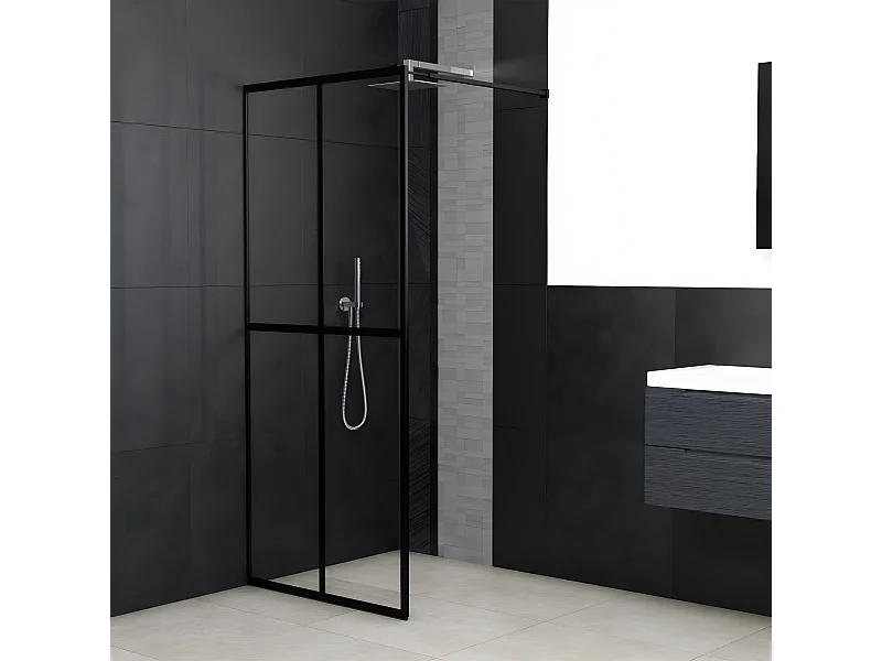 Paroi de douche Verre trempé transparent 140x195 cm WVGQ2935
