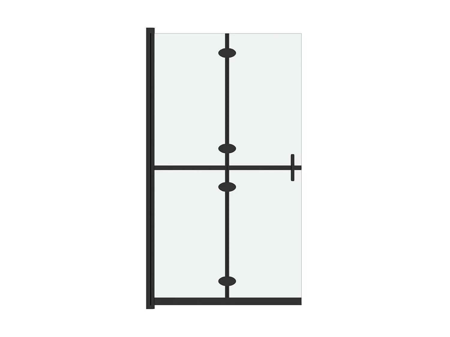 Paroi de douche pliable Verre ESG dépoli 70x190 cm WVGQ1435