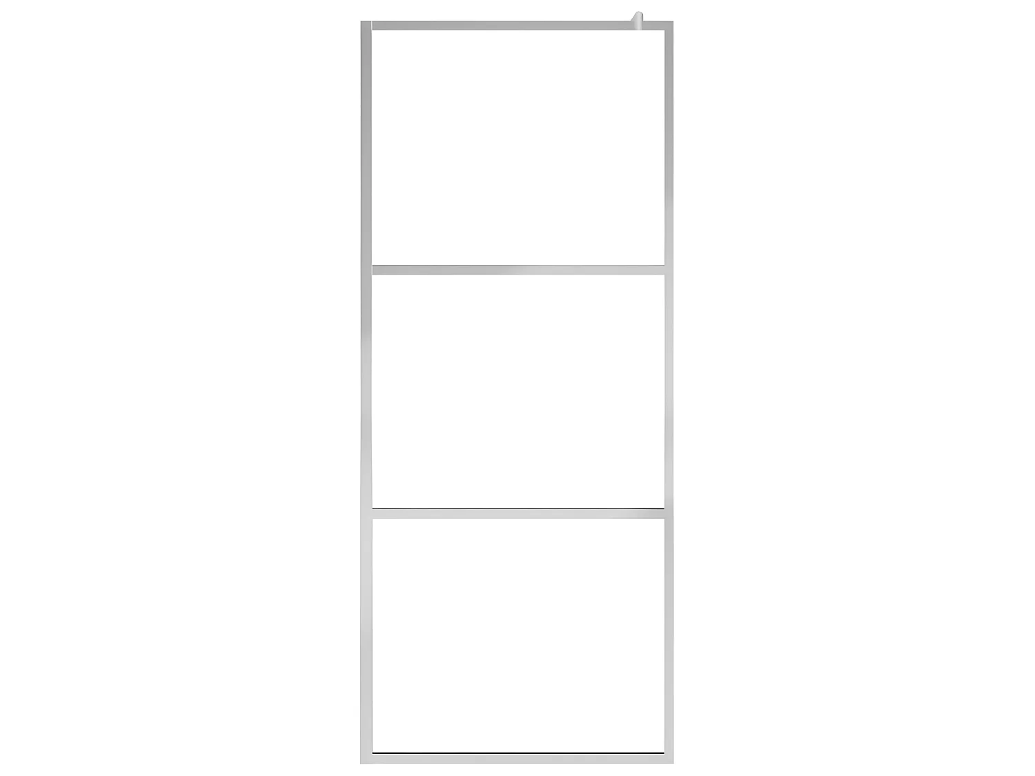 Divisória de chuveiro 100x195 cm vidro transparente ESG PT779083