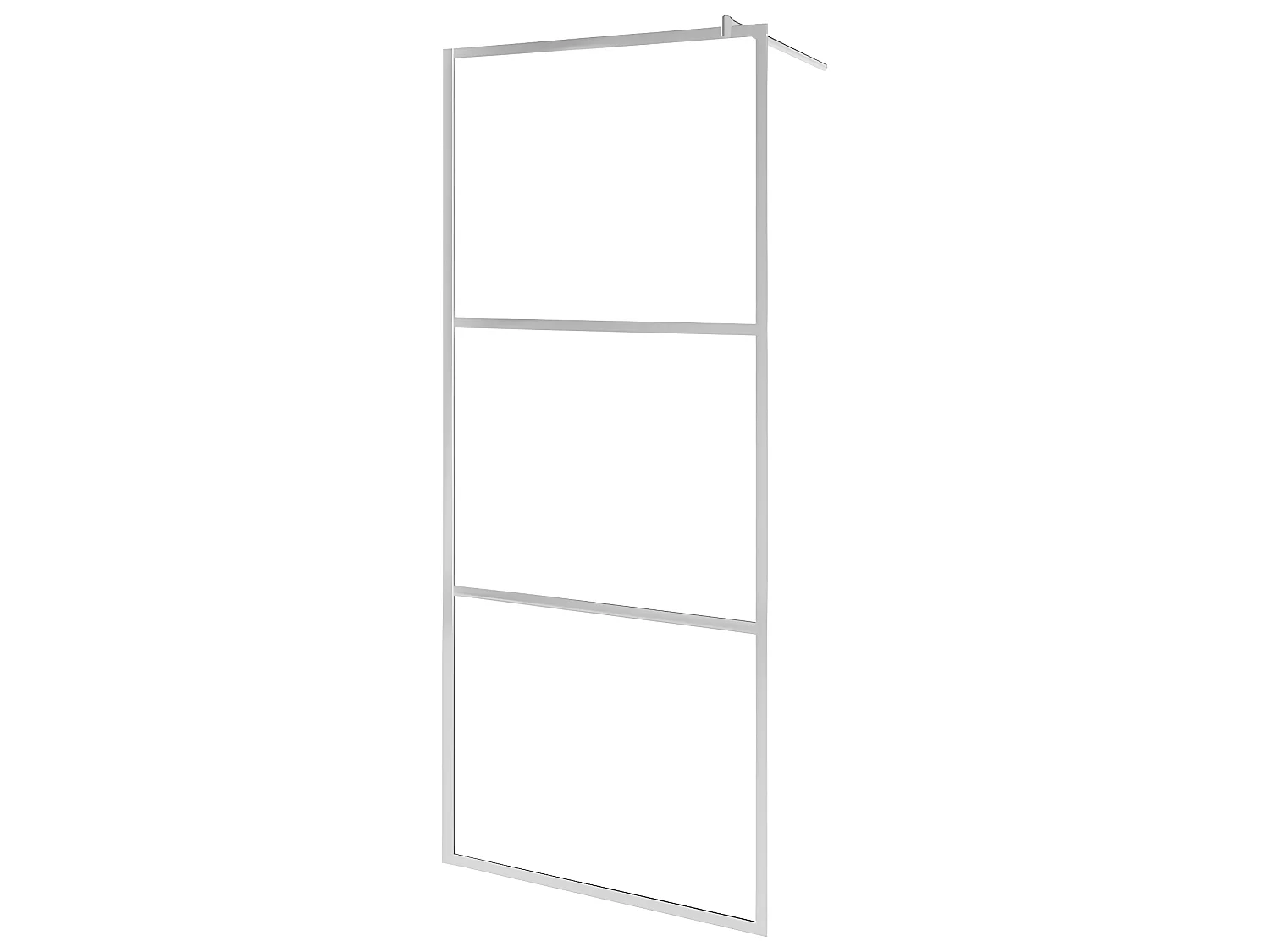 Paroi de douche à l'italienne à verre ESG transparent 100x195cm WVGQ5498