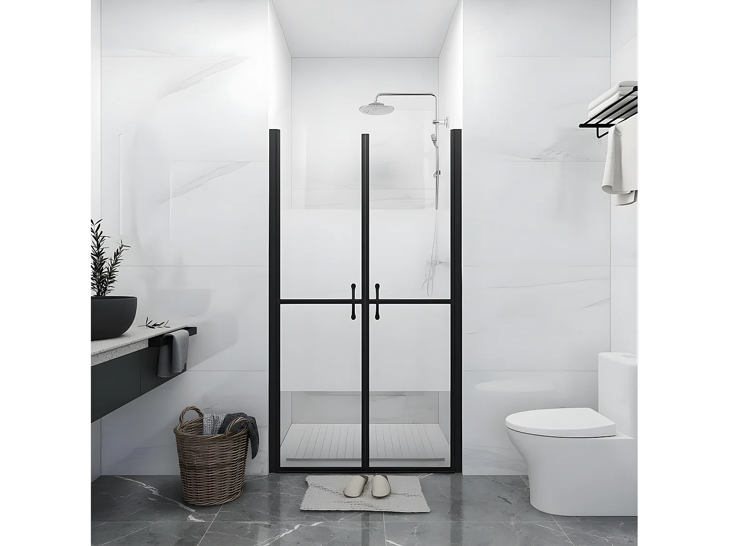 Porte de douche ESG demi-dépoli (93-96)x190 cm WVGQ8289