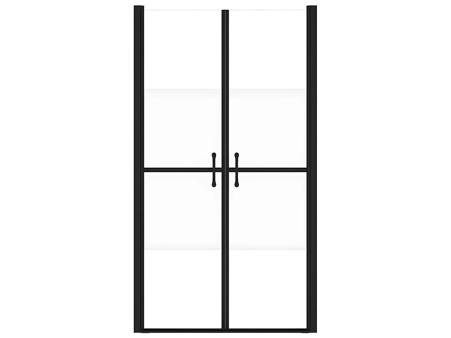 Mampara de ducha ESG medio esmerilado (93-96)x190 cm ES66338