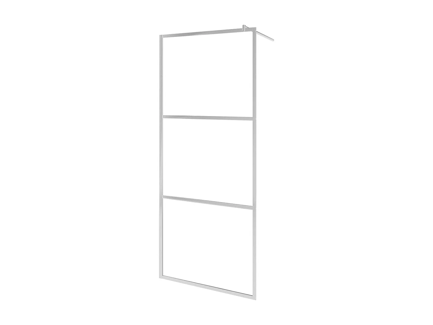 Divisória de chuveiro 90x195 cm vidro semiopaco ESG PT980933