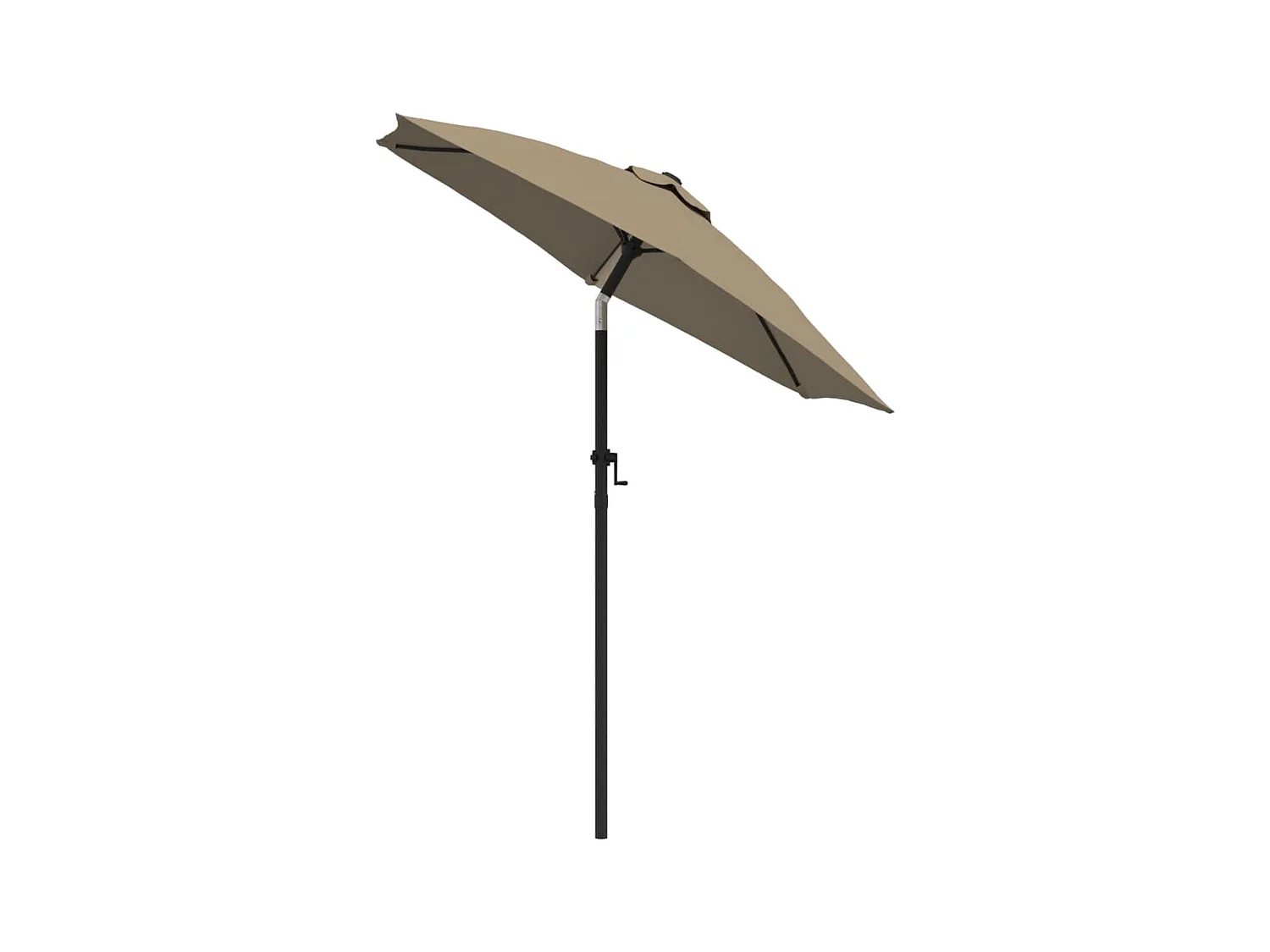 Parasol Taupe 200x224 cm Aluminium WVGQ1025