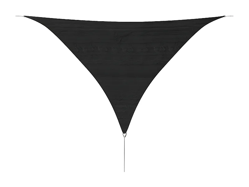 Parasol en PEHD triangulaire 3,6 x 3,6 x 3,6 m Anthracite WVGQ6325