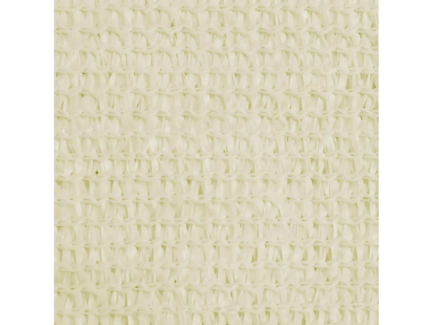 Parasol en PEHD triangulaire 3,6x3,6x3,6 m Crème WVGQ6522