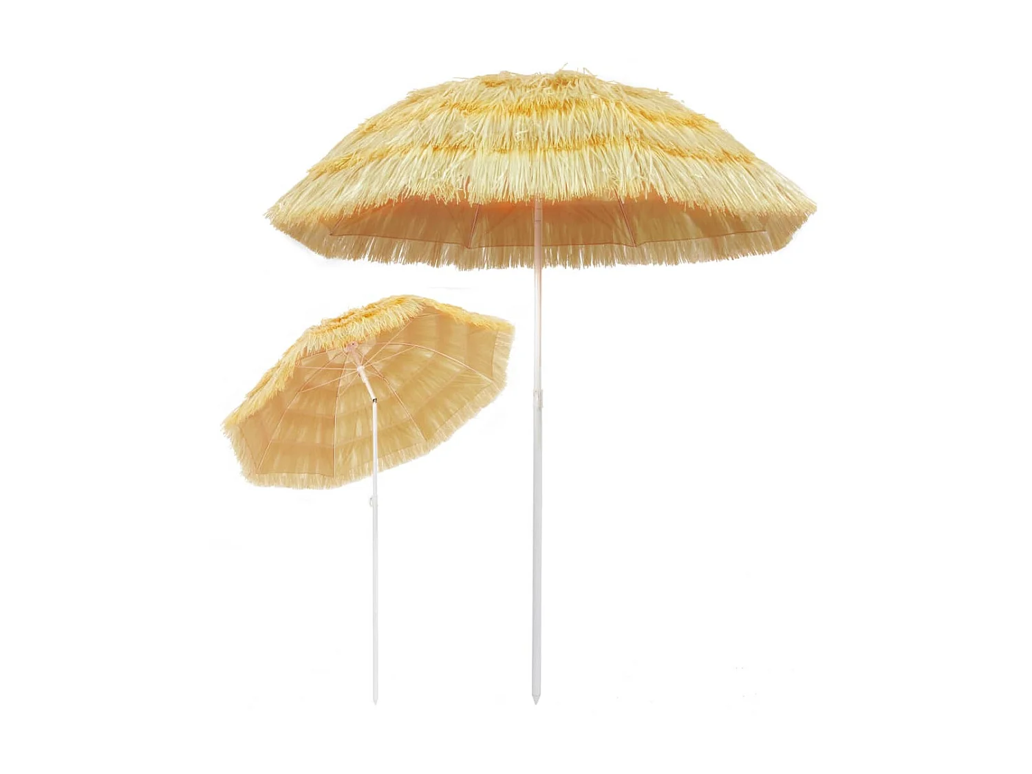 Parasol de plage Naturel 180 cm Style hawaïen  WVGQ9579