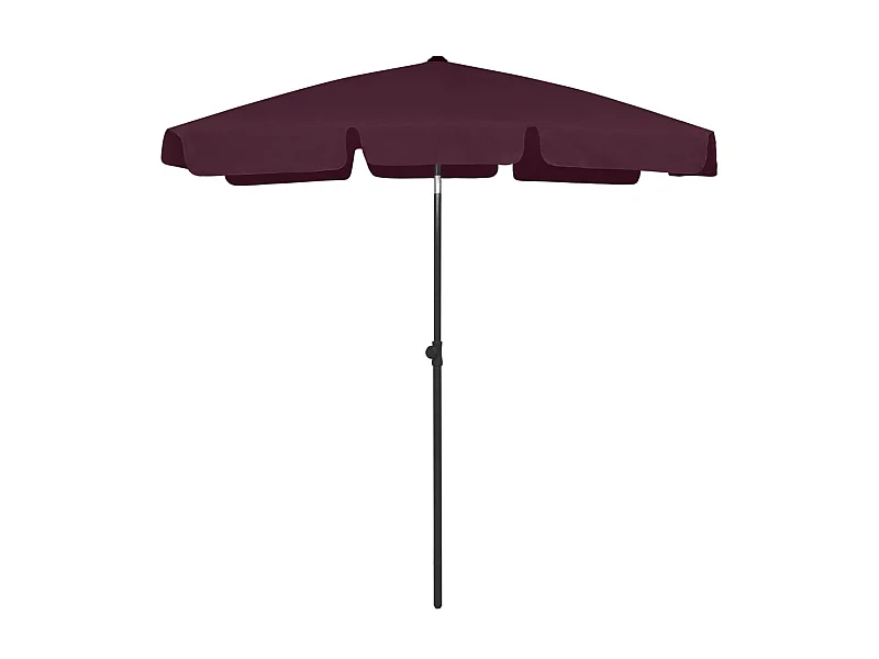 Strandparasol 180x120 cm bordeauxrood NL781051