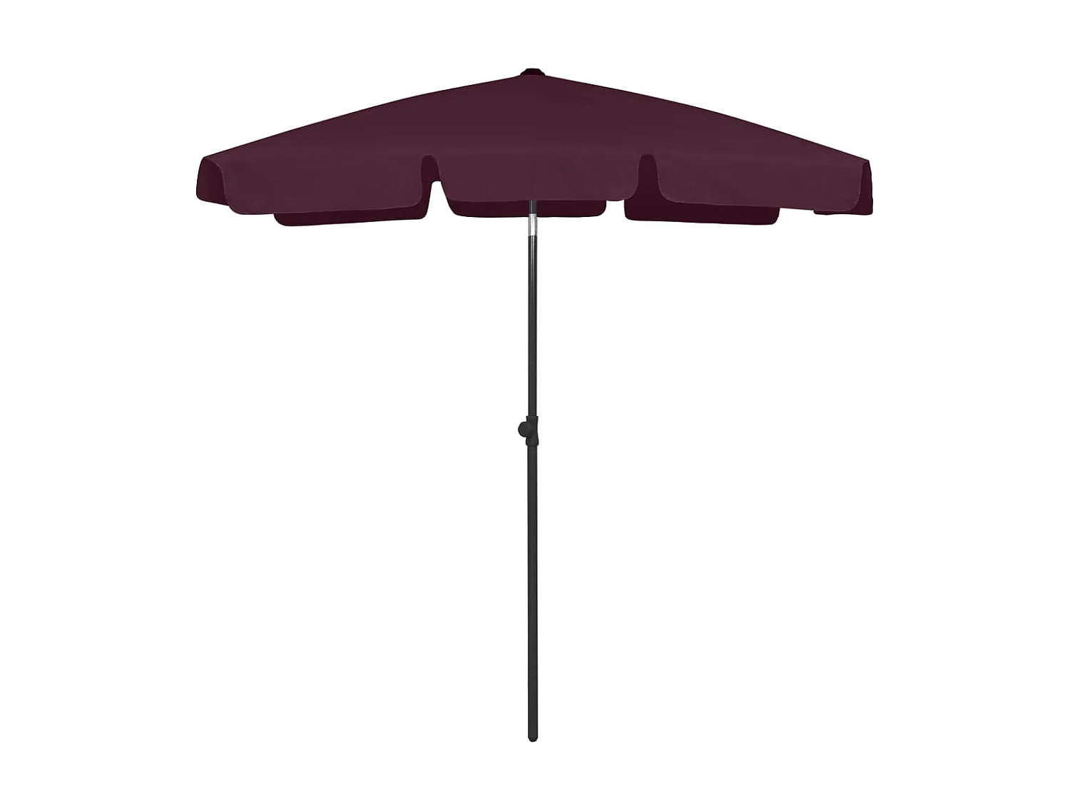 Strandparasol 180x120 cm bordeauxrood NL781051