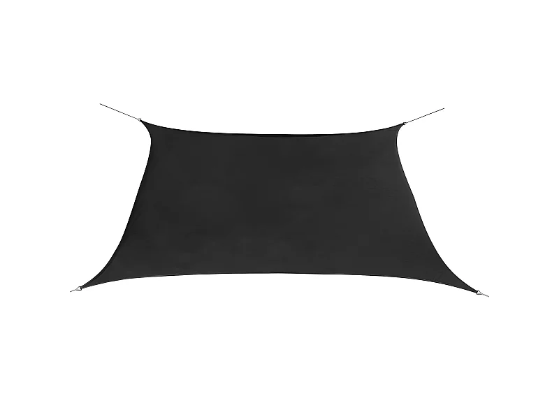 Parasol en tissu oxford carré 2x2 m anthracite WVGQ8460