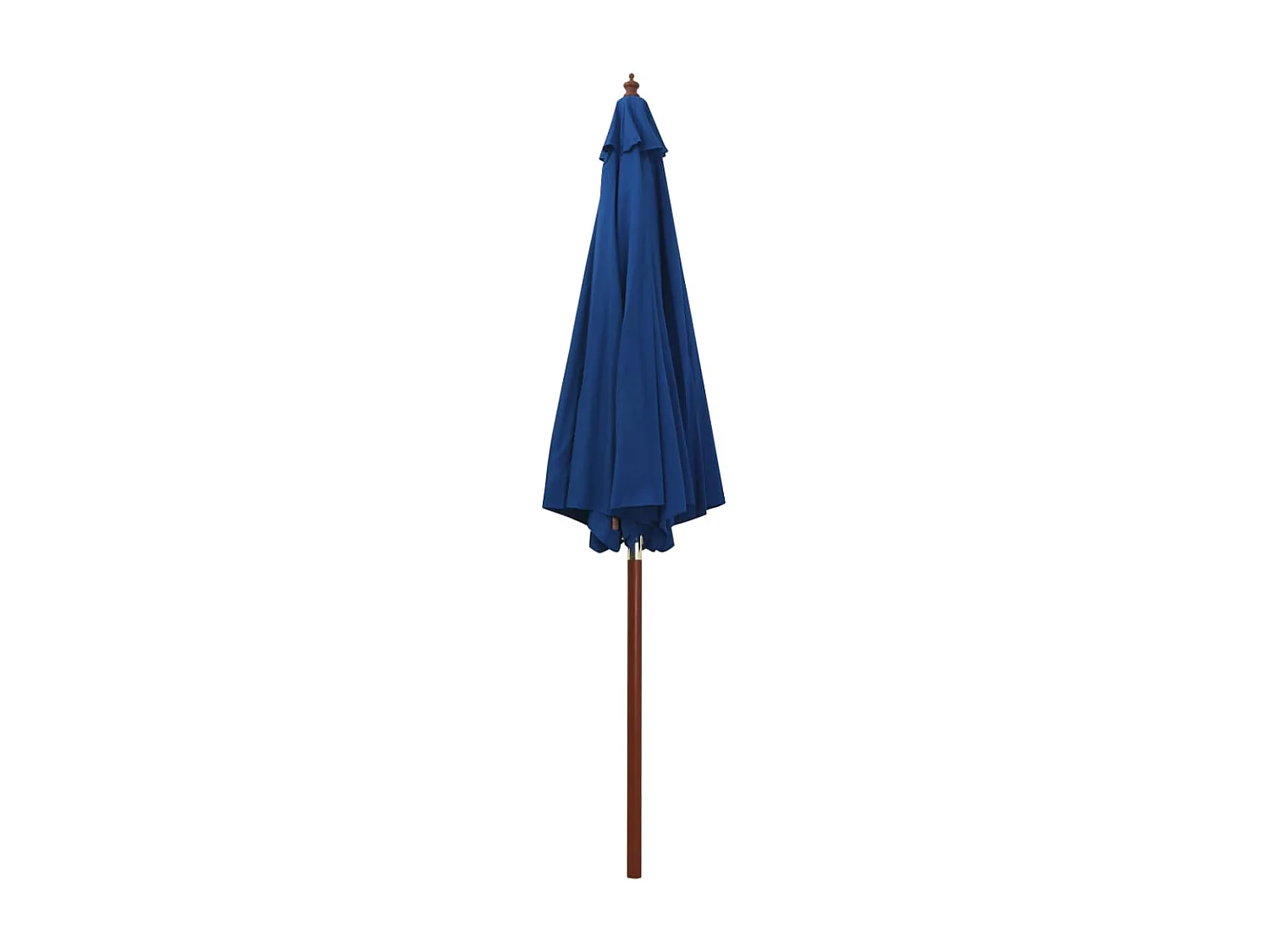 Parasol met houten paal 300x258 cm blauw NL599342