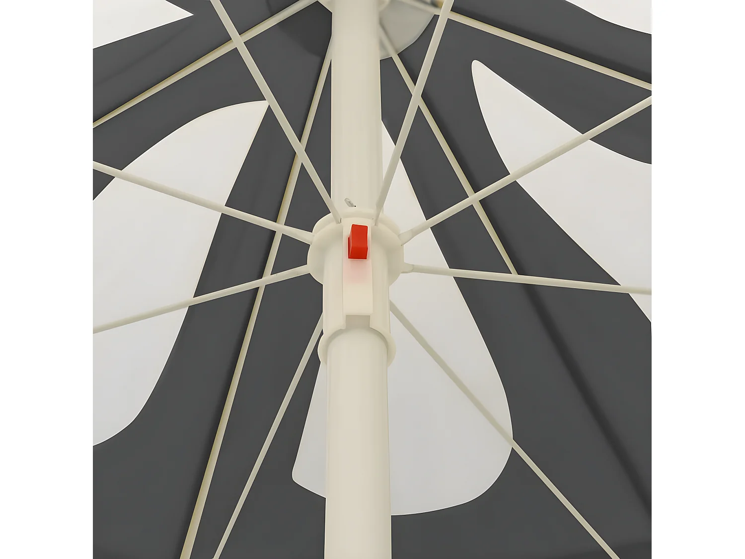 Parasol de plage Anthracite 240 cm WVGQ9087