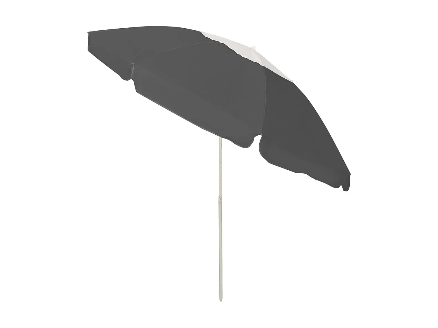 Parasol de plage Anthracite 240 cm WVGQ9087