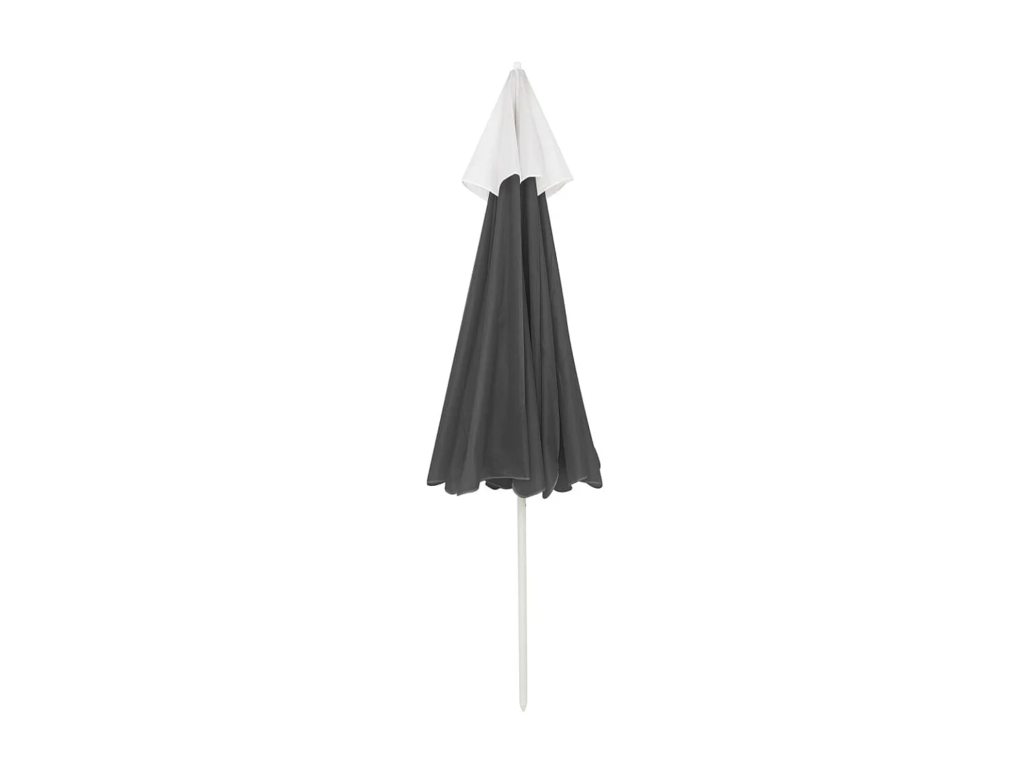 Parasol de plage Anthracite 240 cm WVGQ9087