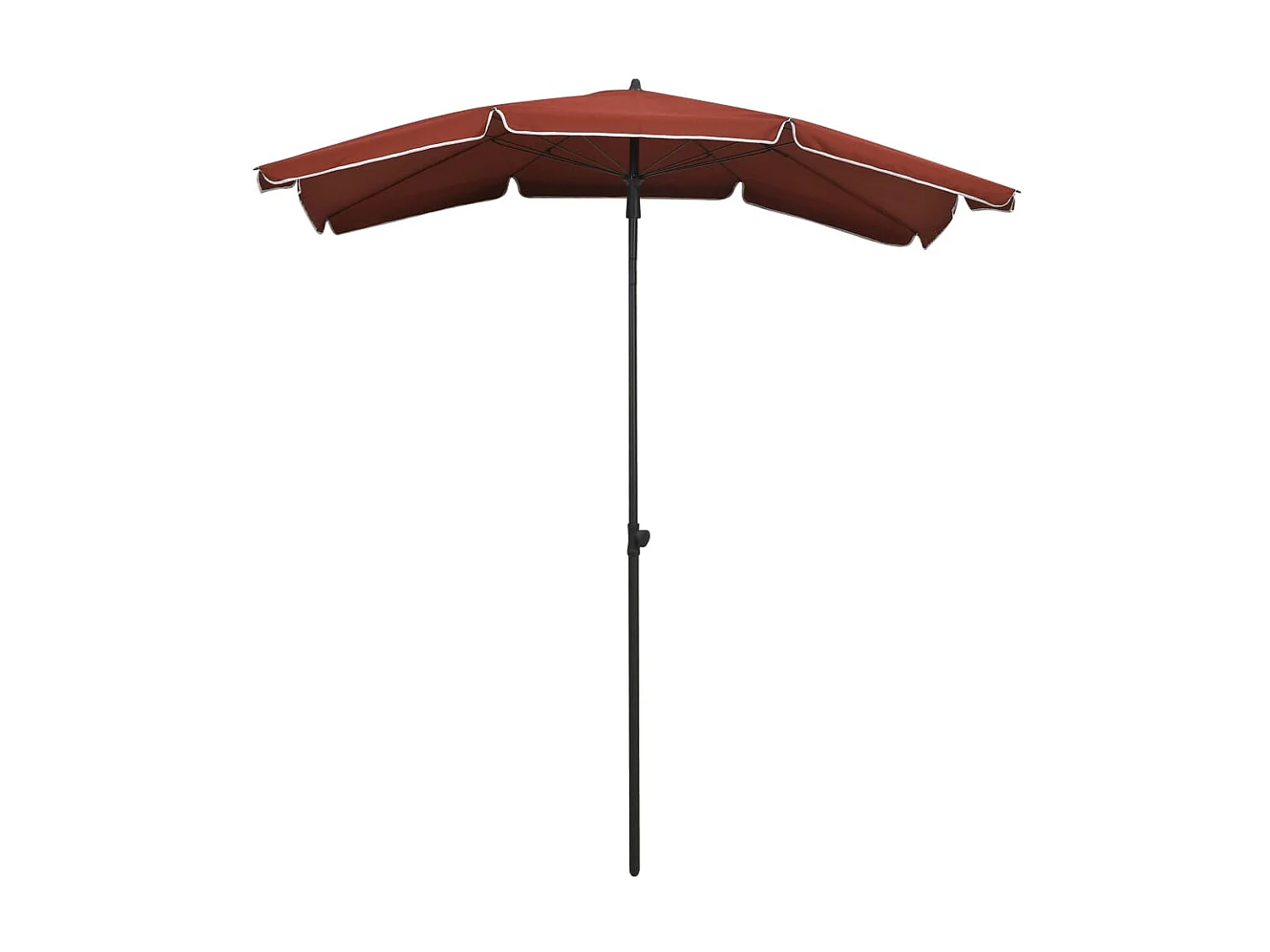 Parasol de jardin avec mât 200x130 cm Terre cuite WVGQ9612