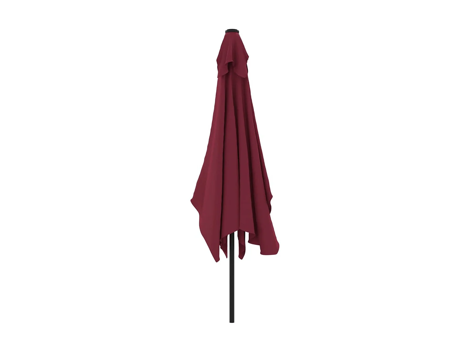 Parasol met metalen paal 300x200 cm bordeauxrood NL285882