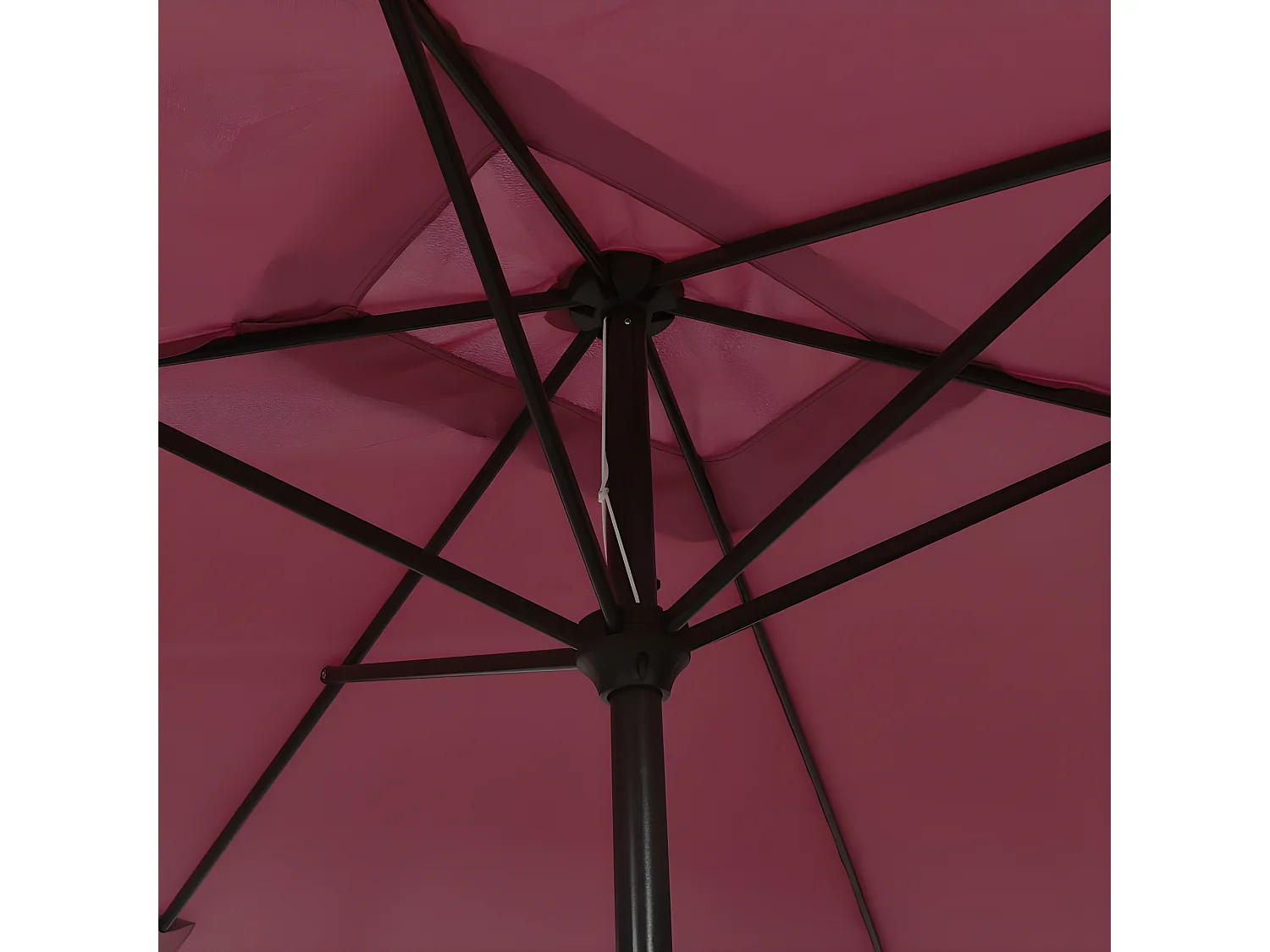Parasol met metalen paal 300x200 cm bordeauxrood NL285882
