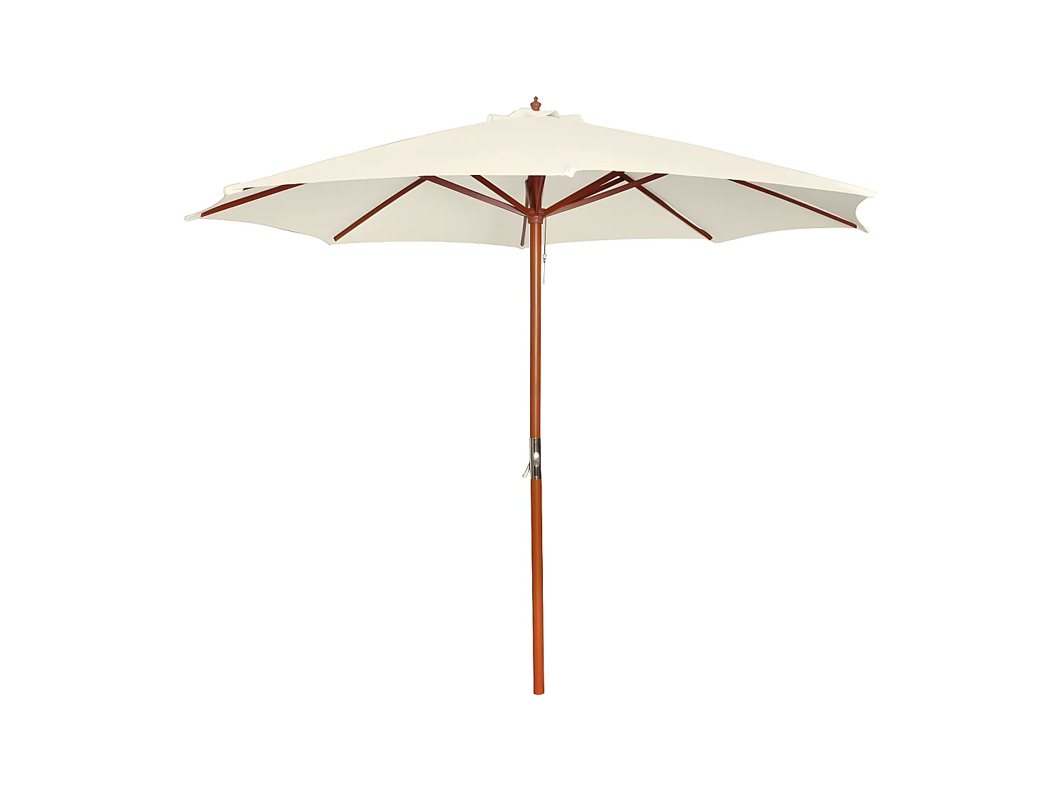 Sombrilla blanca arena 300x258 cm ES289680