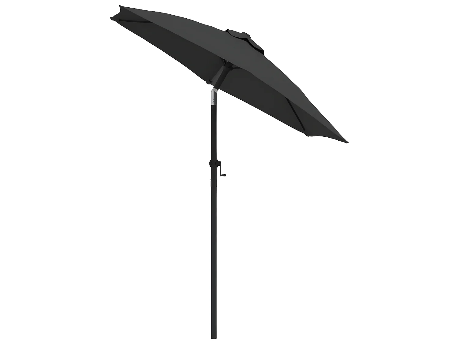 Parasol Anthracite 200x224 cm Aluminium WVGQ6499