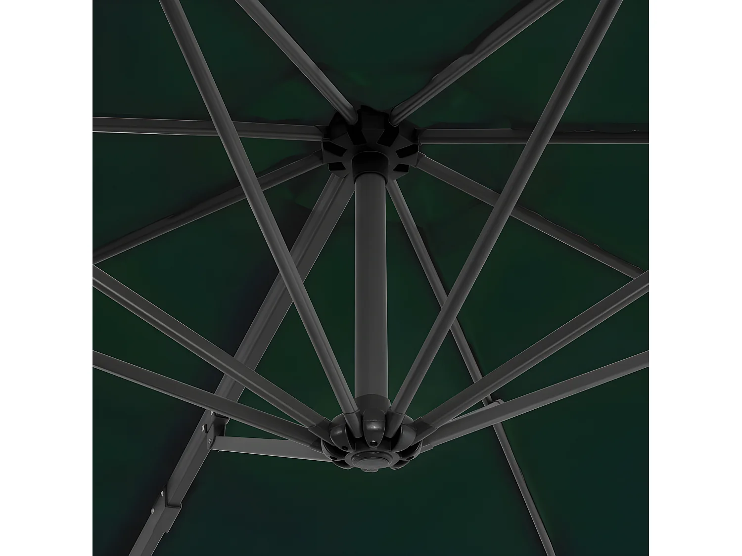 Guarda-sol de exterior com base portátil verde PT607960