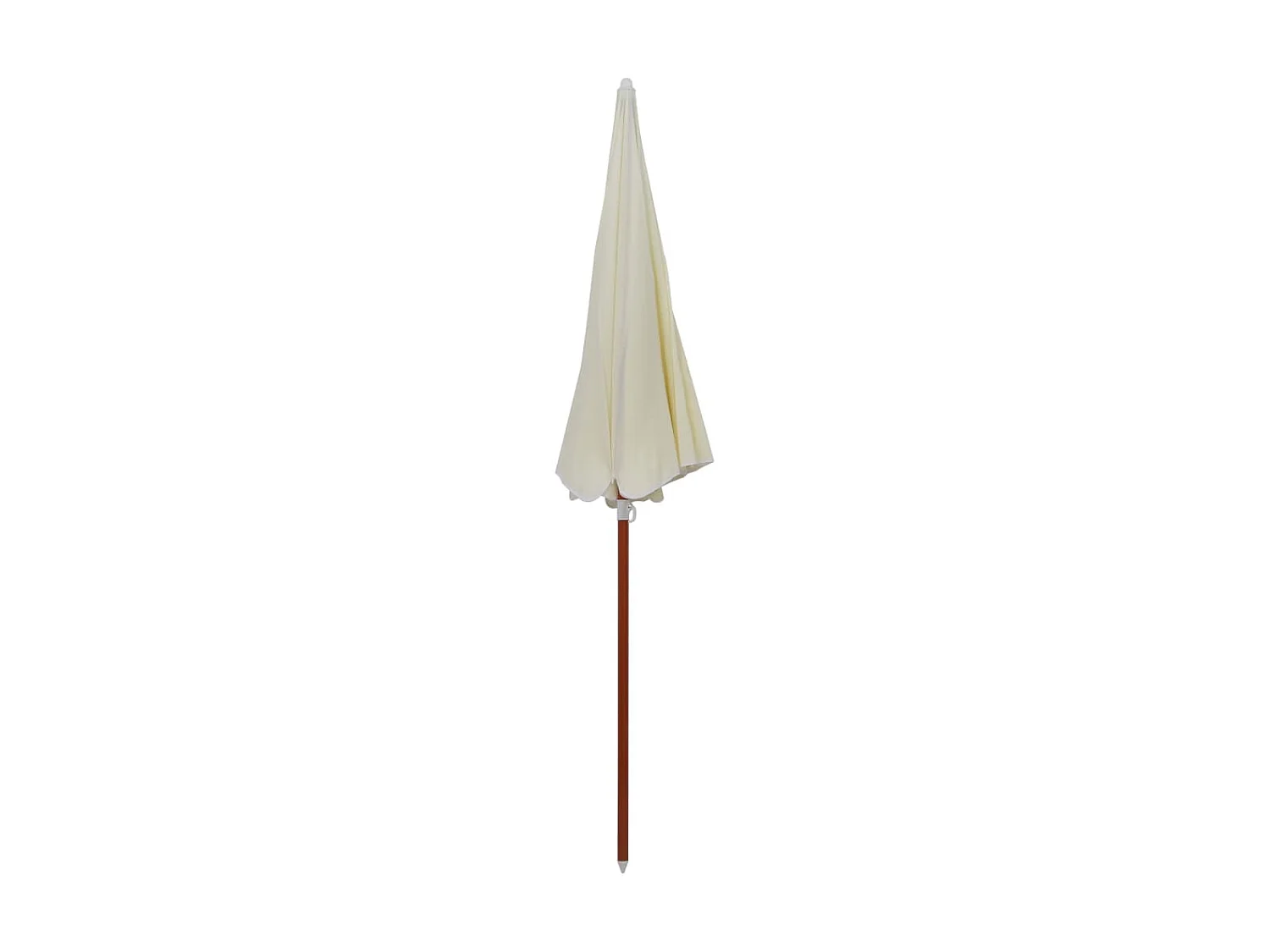 Parasol avec mât en acier 240 cm Sable WVGQ4543