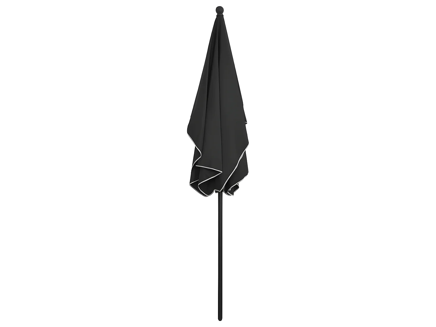 Parasol met paal 210x140 cm antracietkleurig NL783157