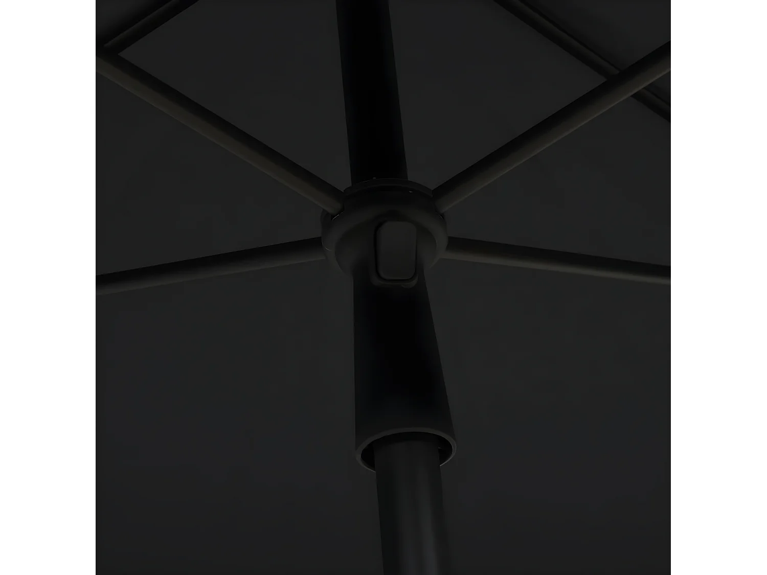 Parasol met paal 210x140 cm antracietkleurig NL783157