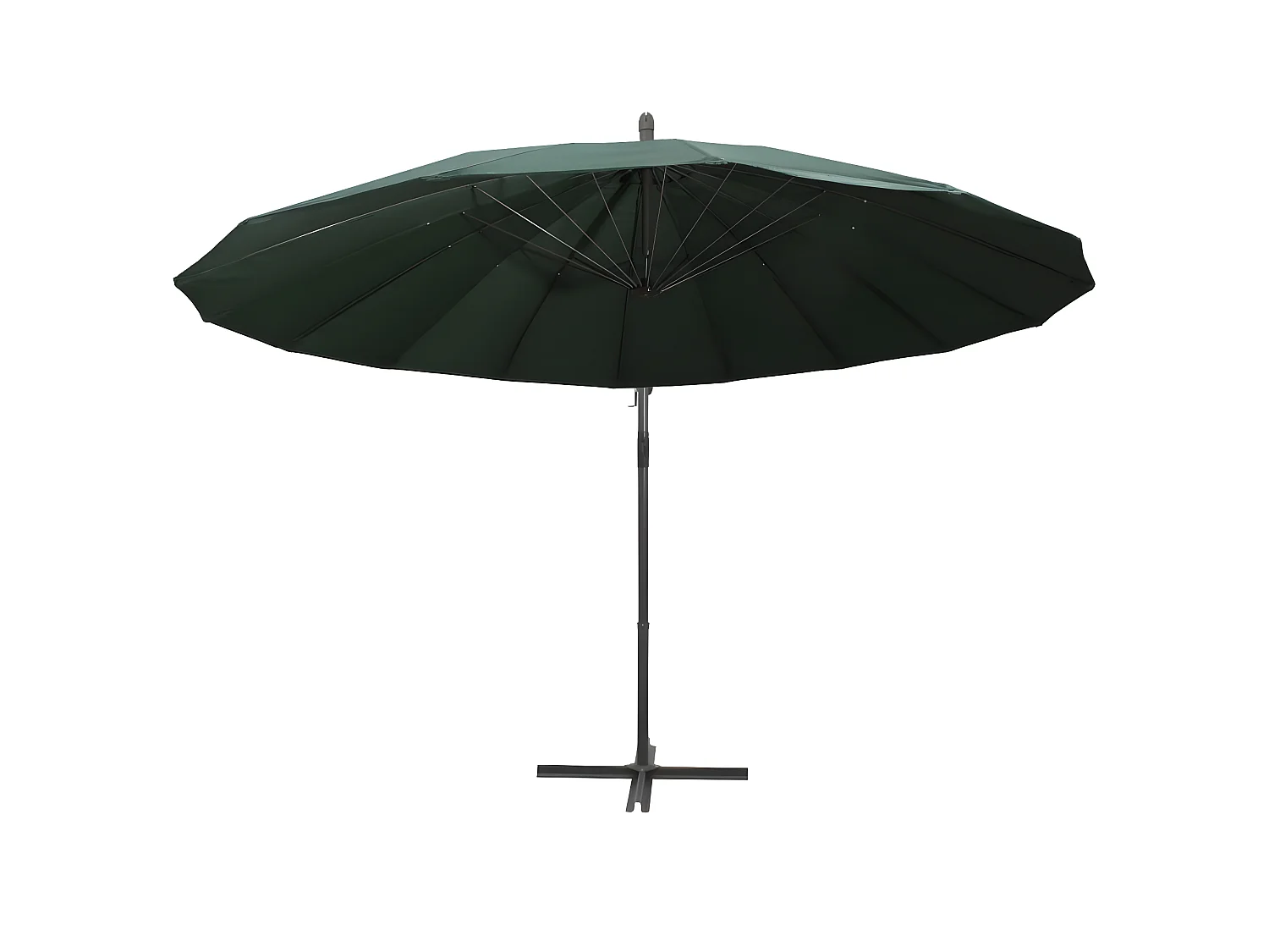 Parasol suspendu Vert 3 m Aluminium WVGQ6802