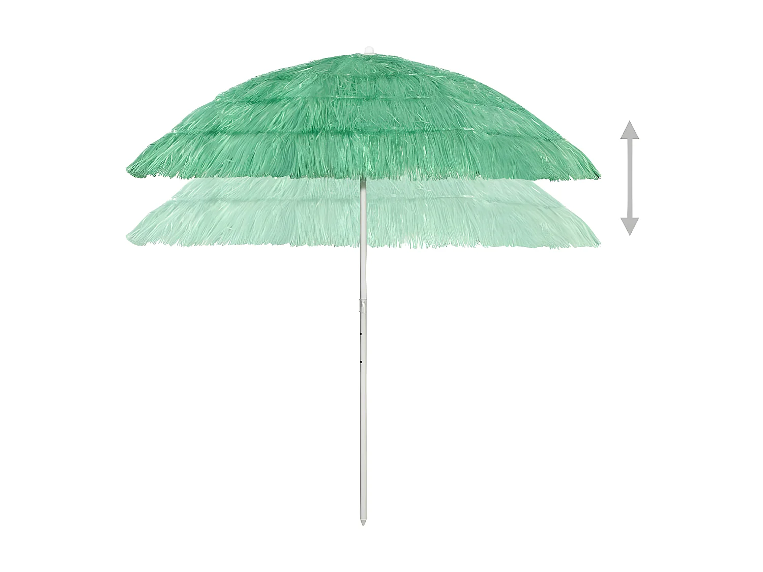 Parasol de plage Hawaii Vert 240 cm WVGQ1259