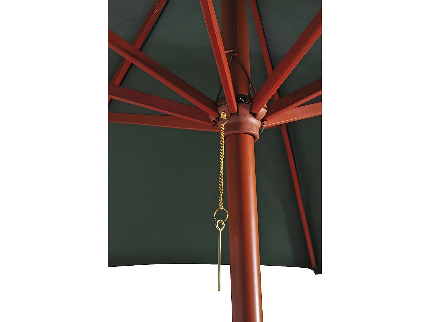 Guarda-sol 258 cm verde PT604214