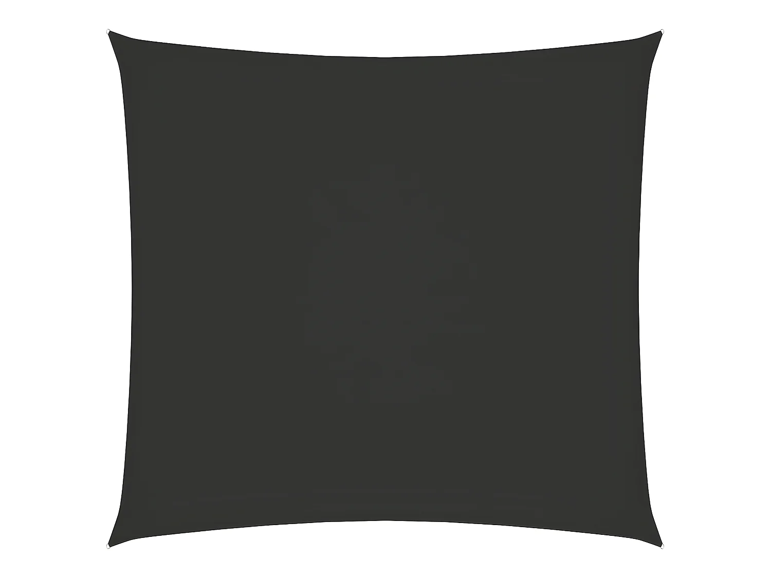 Para-sol vela tecido oxford quadrado 4x4 m antracite PT692240