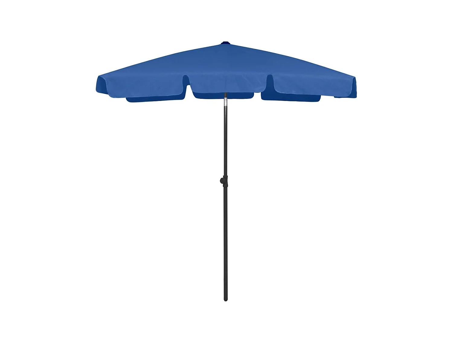 Parasol de plage bleu azur 180x120 cm WVGQ9666