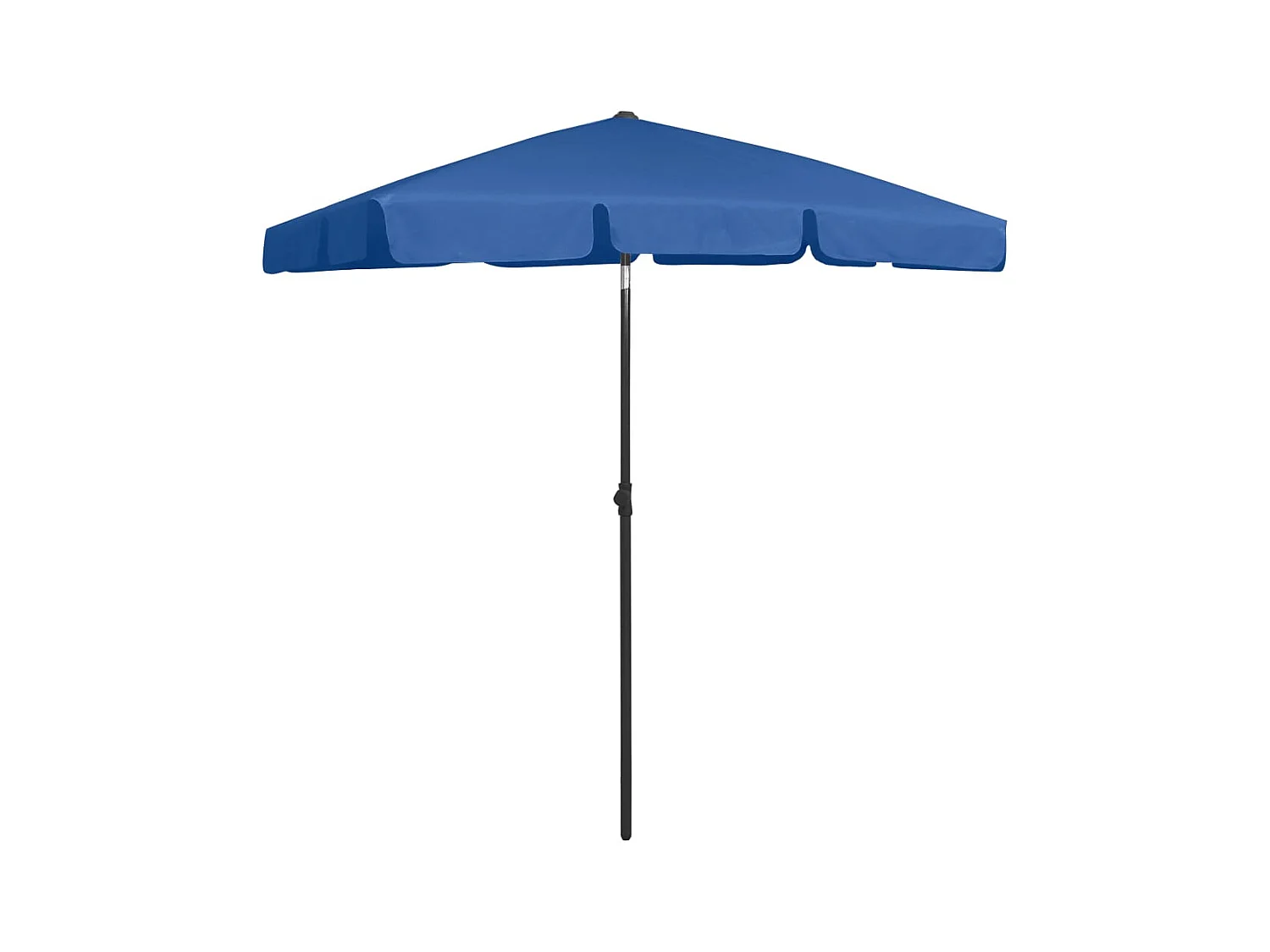Parasol de plage bleu azur 180x120 cm WVGQ9666