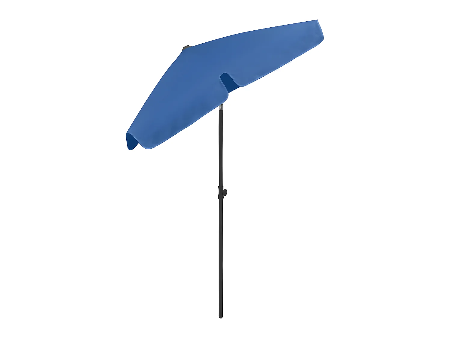 Parasol de plage bleu azur 180x120 cm WVGQ9666