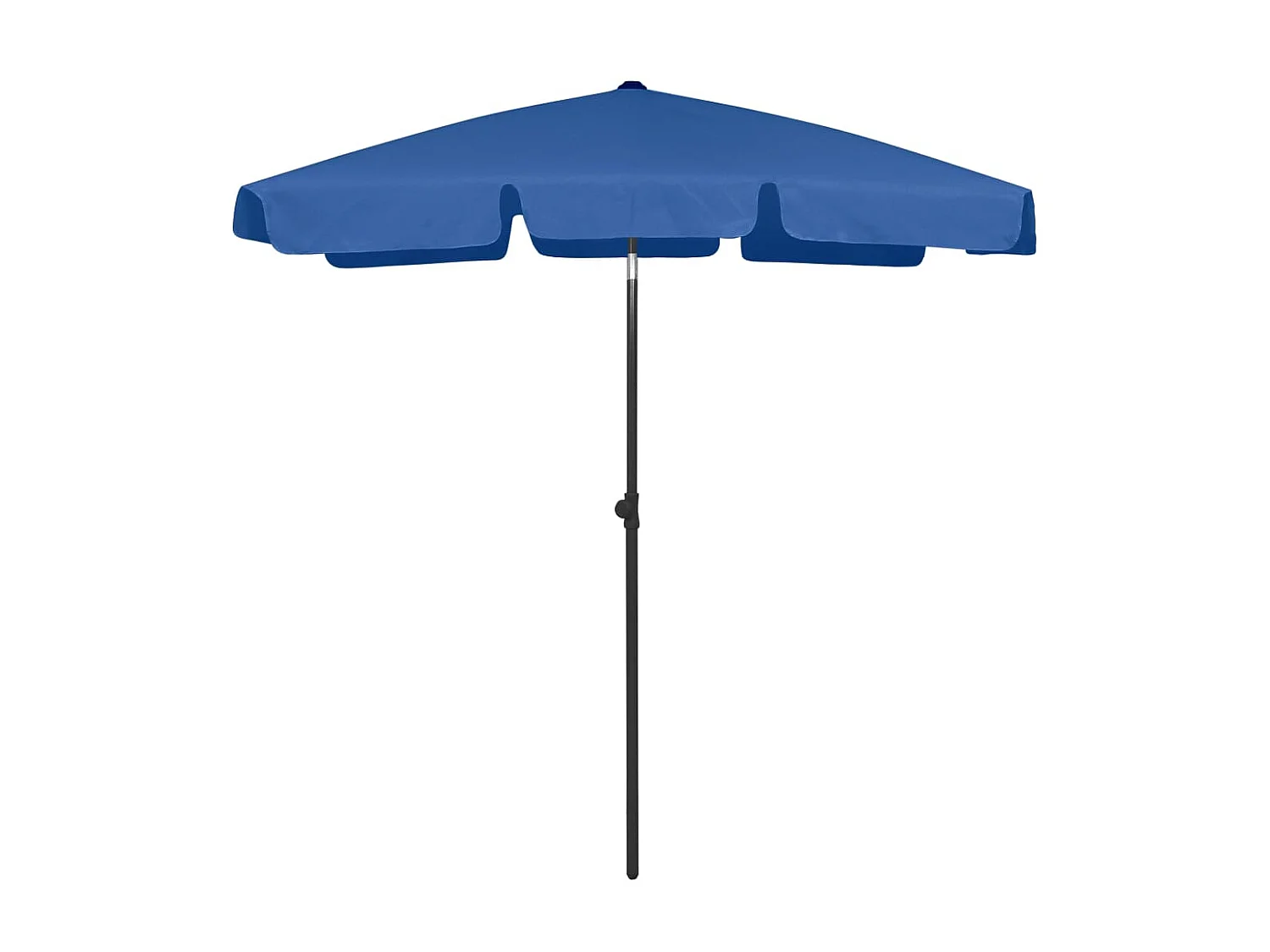Parasol de plage bleu azur 180x120 cm WVGQ9666