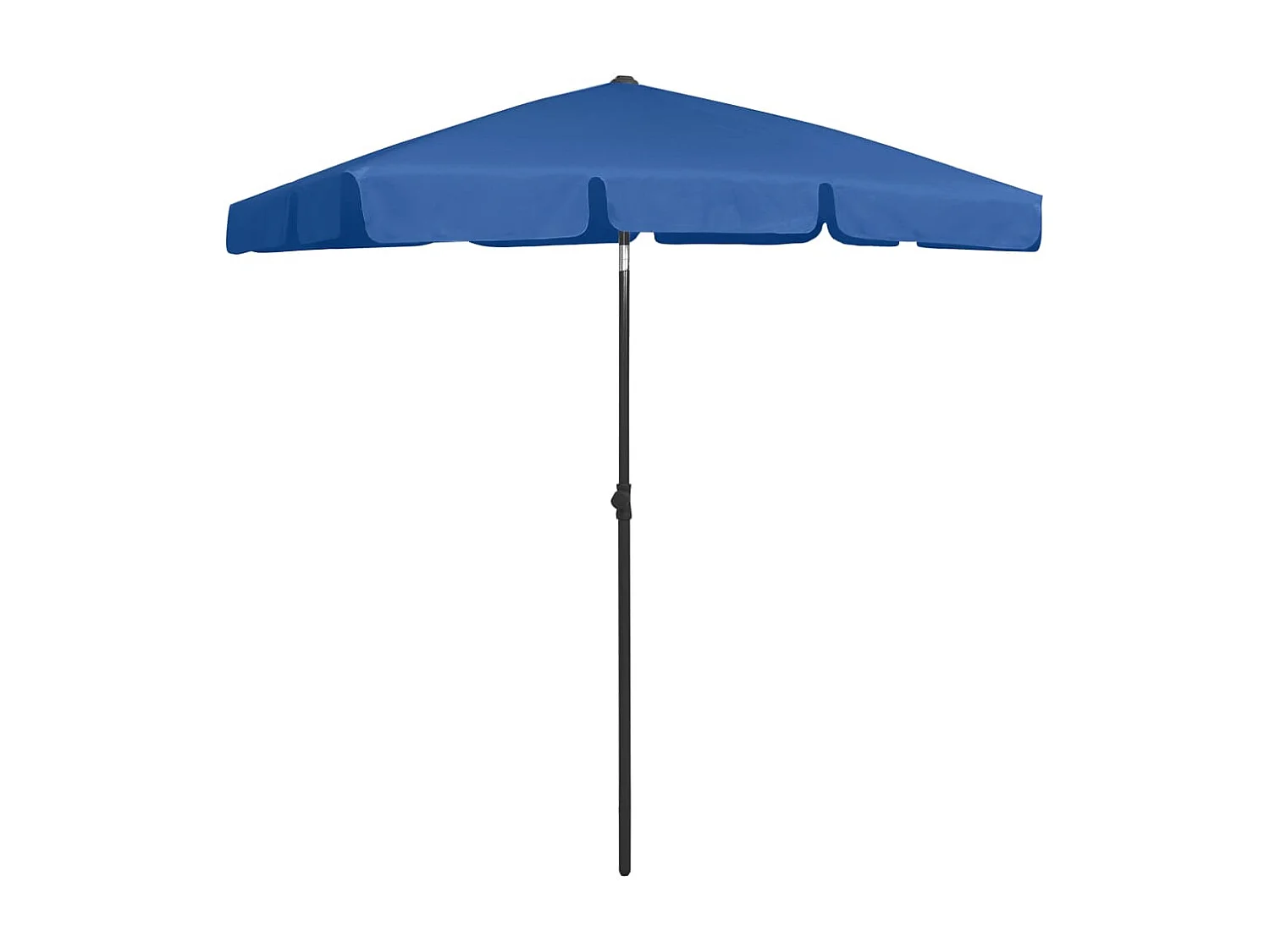 Parasol de plage bleu azur 180x120 cm WVGQ9666