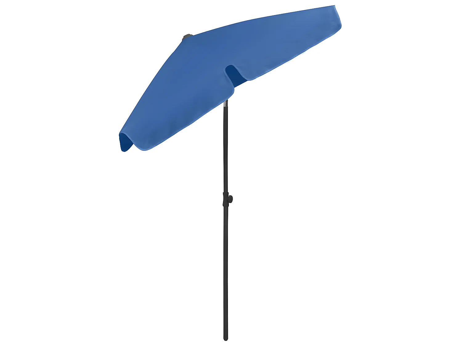 Parasol de plage bleu azur 180x120 cm WVGQ9666