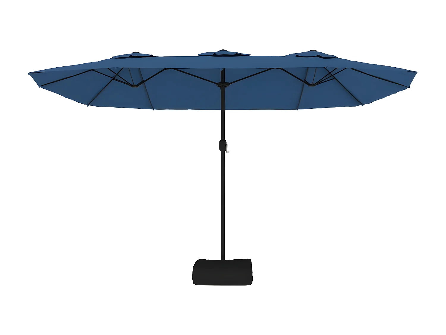 Sombrilla doble azul celeste 449x245 cm ES465775