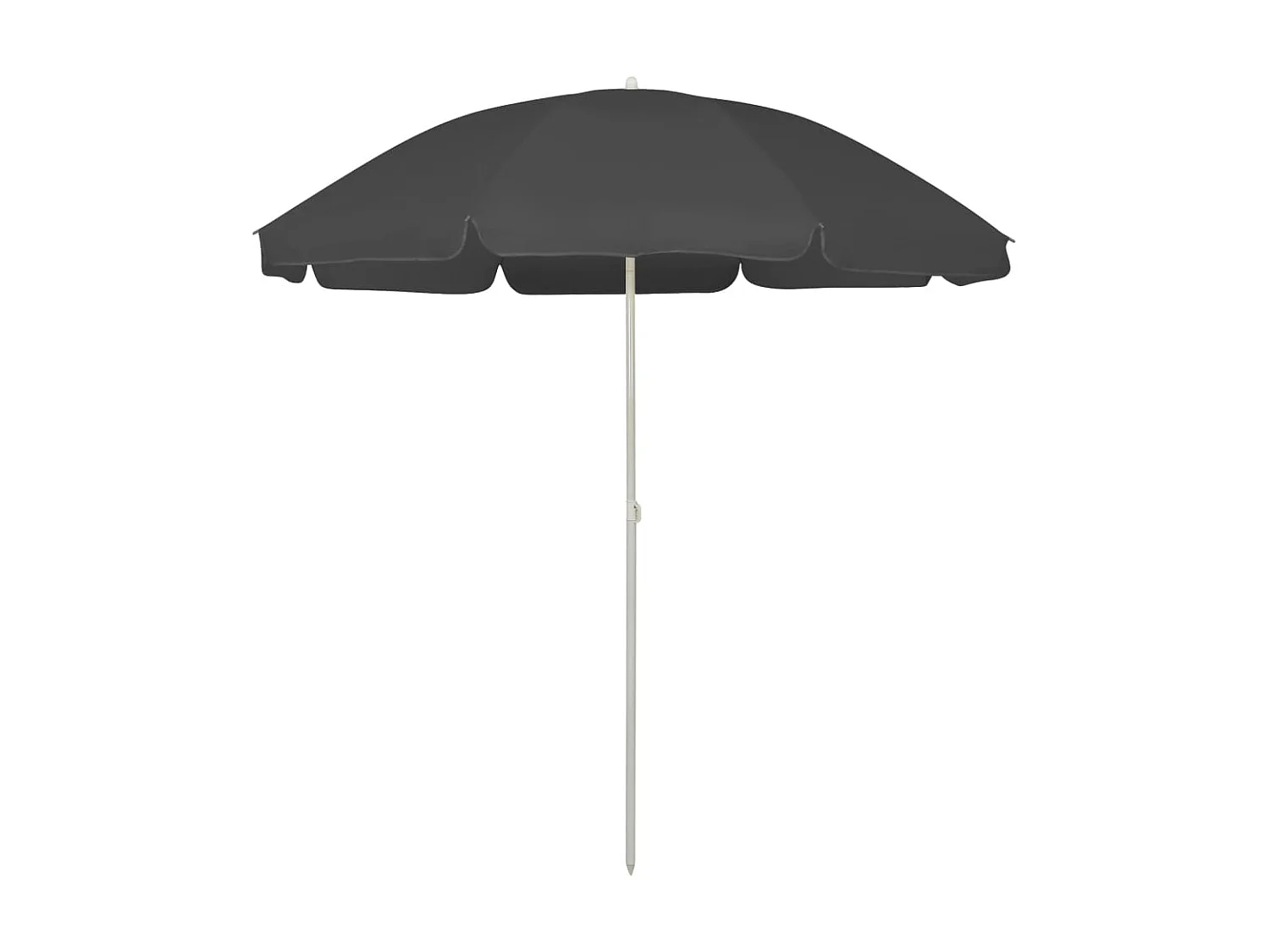 Parasol de plage Anthracite 240 cm WVGQ3805