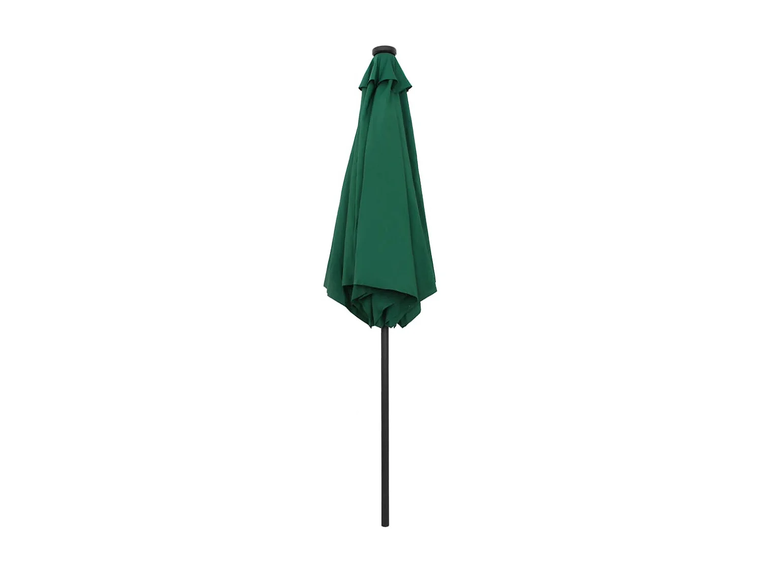 Parasol avec LED et mât en aluminium 270 cm Vert WVGQ6342