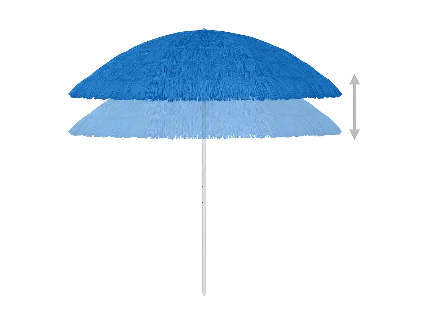 Guarda-sol de praia Hawaii 300 cm azul PT869168