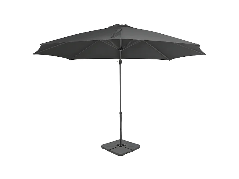 Parasol avec base portable Anthracite WVGQ3367