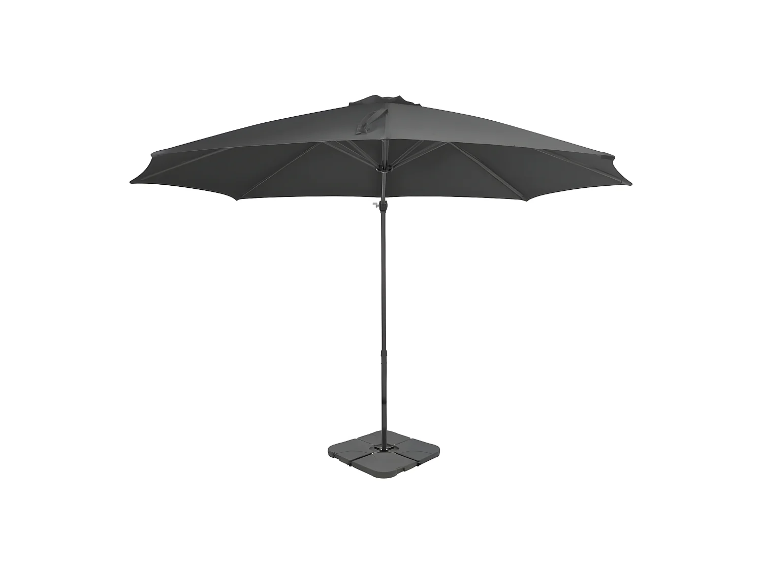 Parasol avec base portable Anthracite WVGQ3367