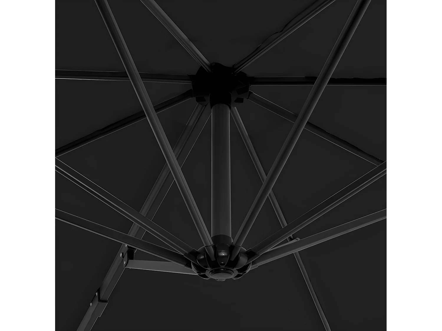 Guarda-sol de exterior com base portátil antracite PT969695