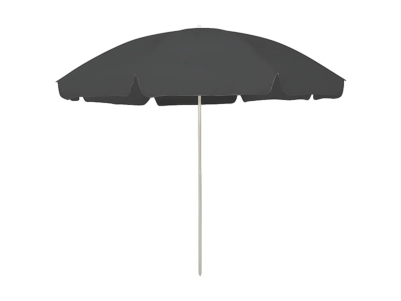 Strandparasol 300 cm antracietkleurig NL300385
