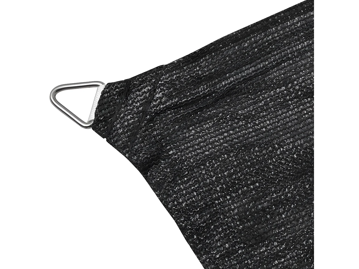 Parasol en PEHD carré 3,6 x 3,6 m Anthracite GWE2976